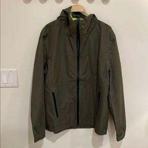 ECOALF Men's Full Zip Waterproof Jacket Size XL In Green